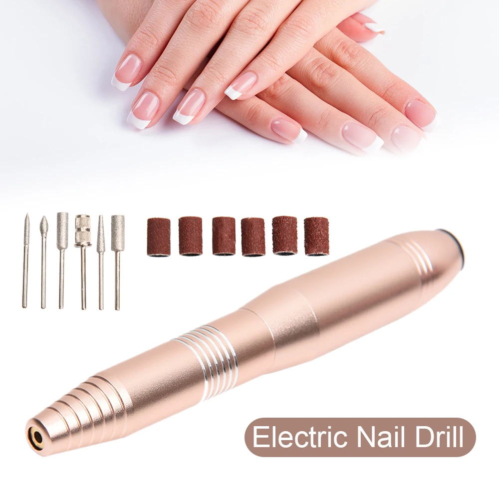 

Professional Electric Nail Drill Machine Manicure Pedicure Files Tools Kit Nail Polisher Grinding Glazing Machine For Gel Polish
