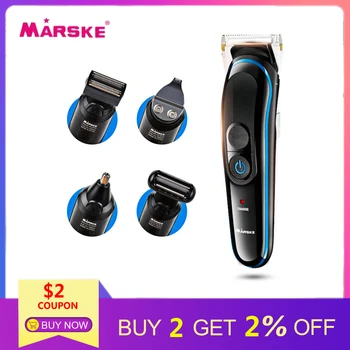 

MARSKE MS - 5010 5 In 1 Electric Nose Ear Trimmer Hair Removal Shaving Machine Multi-Use Trimming Kit For Dry / Wet Application