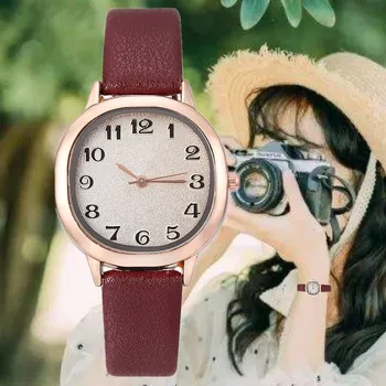 

Dropshipping Summer Fresh Style Women Watches Ladies Simple Casual Leather Quartz Watch Female Clock Montre Femme Zegarek Damski