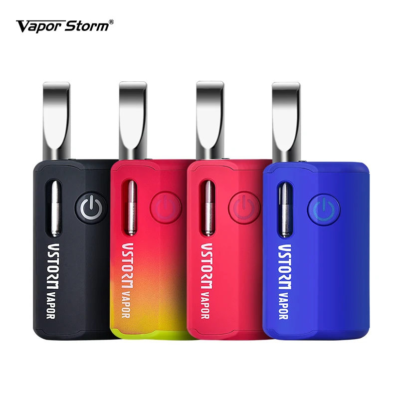 

Vapor storm M1 Thick Oil CBD Oil Vape kit 800mah 0.5ml Variable Voltage Electronic Cigarette 510 CDB Coil box mod 510 Cartridge