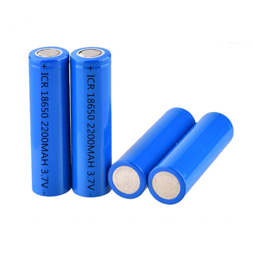

8pcs 18650 lithium ion battery 3.7V 2200mA rechargeable lithium battery Light flashlight battery LED lamp battery
