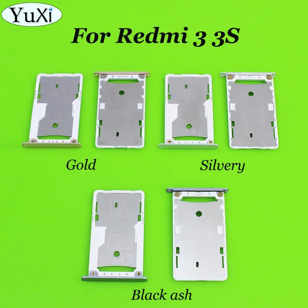 Юйси для xiaomi redmi note3/note 3 pro Micro Sim держатель для карт сменный слот-лоток Адаптеры для redmi 3 3S 3X