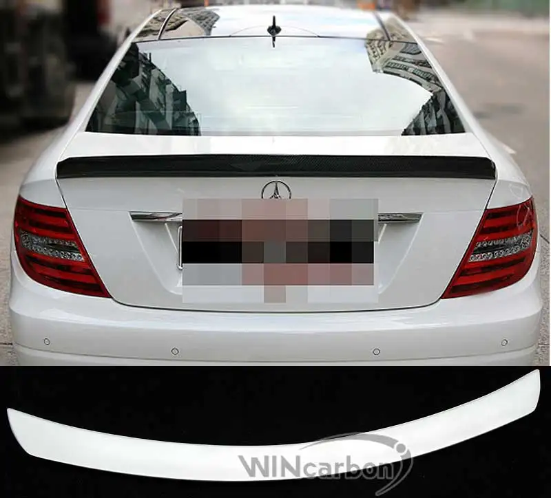 V стиль багажник спойлер подходит для MERCEDES BENZ W204 4 Двери Седан C63 C300 C350 08-12 |