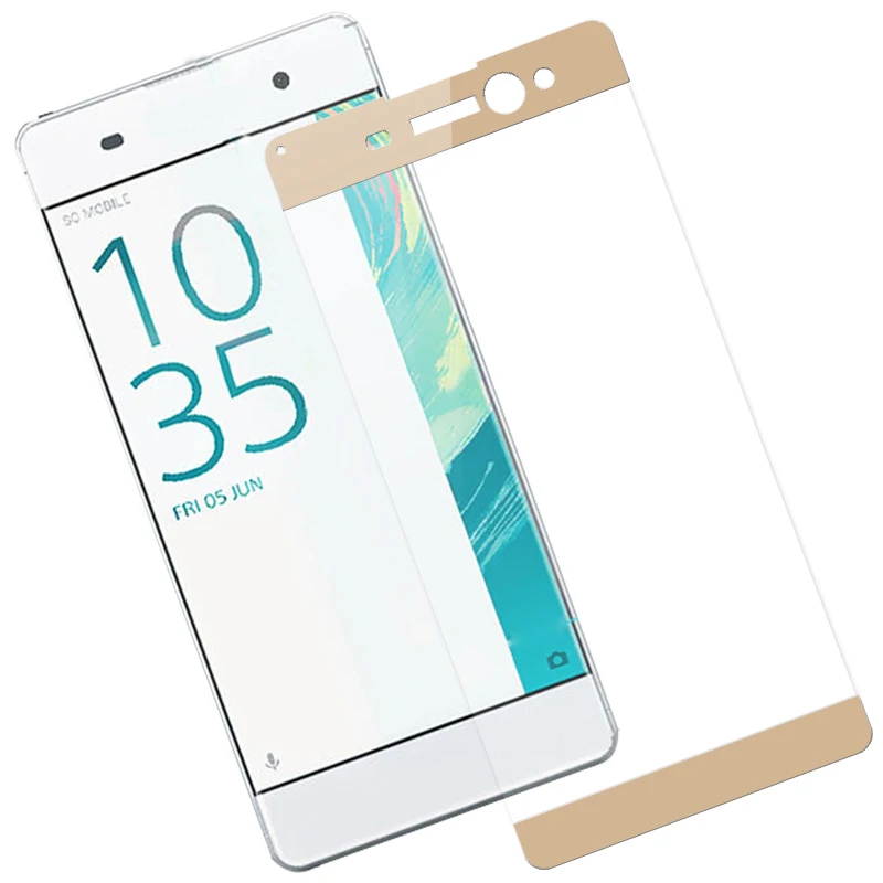 3D изогнутое закаленное стекло для Sony Xperia XA Ultra полное покрытие 9H Защитная пленка