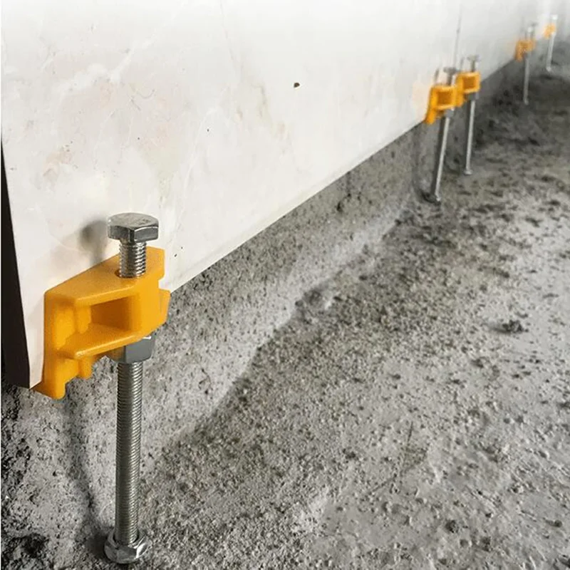 Tanie 10 sztuk instrukcja lokalizator płytek płytki ścienne regulator regulacja wysokości pozycjoner niwelator ceramiczne drobne nici rosnące narzędzie budowlane