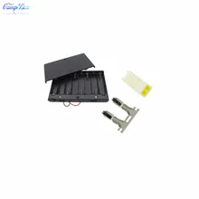 10 шт. 8xAA Батарея Чехол Держатель Разъем провода распределительная Коробки с проводами, переключатель& крышки, KF2510 заголовок и обжима