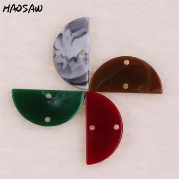 

15*30MM 200Pcs/Lot Acrylic Semicircle-Shape Beads For DIY Necklace/Bracelet/Earrings/Accessories Making/Jewelry Findings