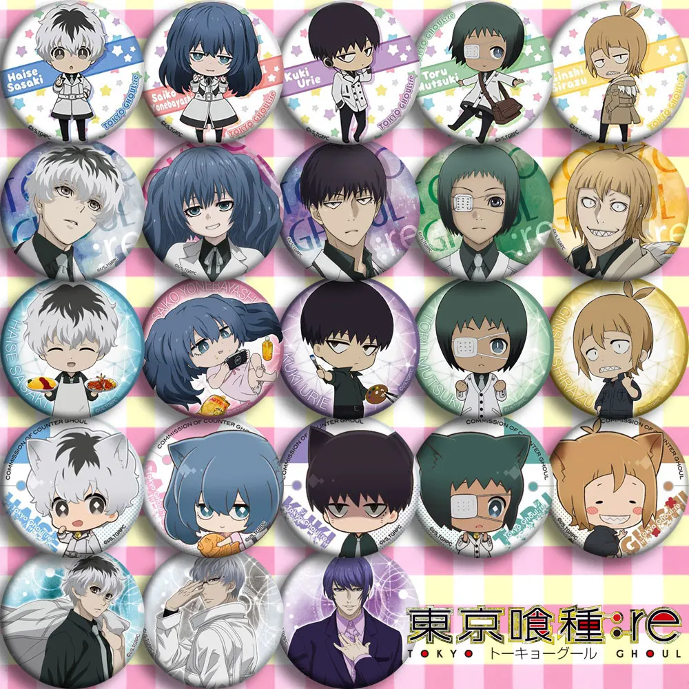 Аниме Tokyo Ghoul комиссии значок косплея с персонажами из мультфильмов Коллекция