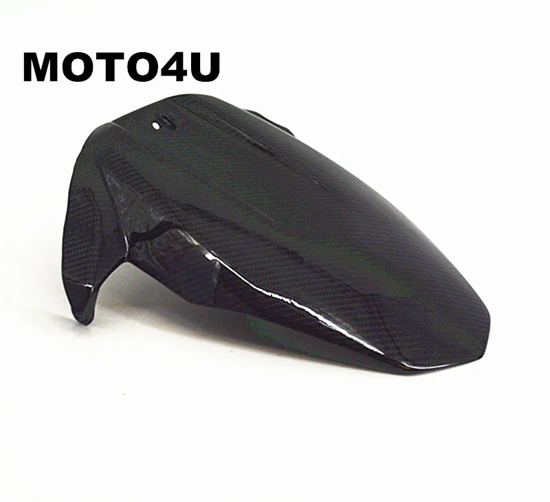 MOTO4U глянцевое углеродное волокно задний брызговик Hugger для Suzuki GSXS1000 GSX-S1000F(15+) саржевого переплетения