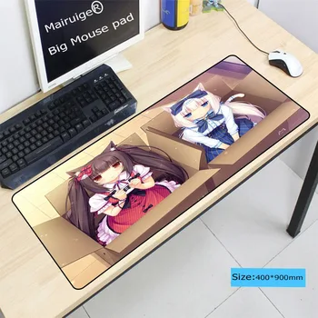 

Mairuige 800x400X3MM XXL Japan Anime Large Mousepad Lock Edge Gaming keyboard Mouse Pad Mat For Japanese anime Cute DATE A LIVE