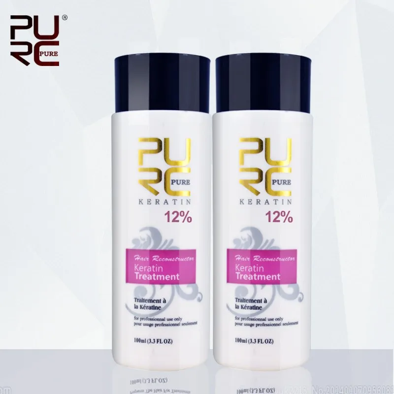 keratin small set new 12% two bottles
