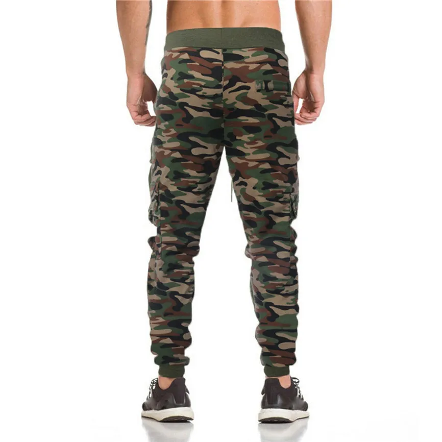 Camouflage Камуфляжные штаны-карго, мужские брюки, гаремные брюки, брюки, повседневные штаны для бега, танцевальная спортивная одежда, мешковатые нейлоновые Мужские штаны - Цвет: Camouflage