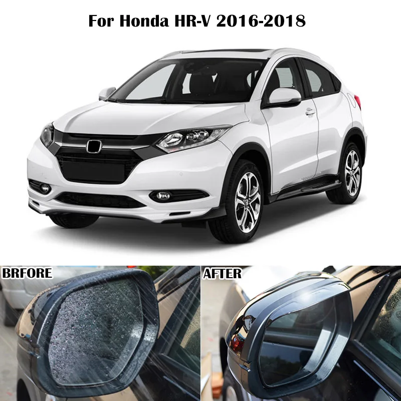 Для Honda HR-V HRV Боковая дверь крыло зеркало заднего вида Дождь Снег защита козырек тент щит погода дефлекторы Молдинг