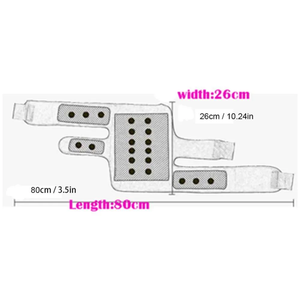 2 шт. наколенники поддерживающие подушечки Регулируемый турмалиновый самонагревающийся Магнитный терапия наколенник защитный пояс артрит коленный массажер