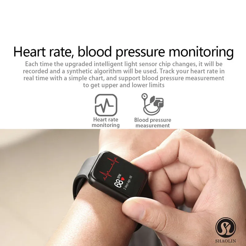 Cena B smart watch series 4 mężczyzna kobiet smartwatch bluetooth dla apple ios iPhone Xiaomi smatfon z androidem (czerwony przycisk)