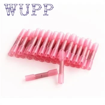 

2017Auto Automotive Car Blade Fuse 100PCS 22-18 16-14 12-10 Heat Shrink Butt Crimp Terminals Wire Cable Connector Hot sale