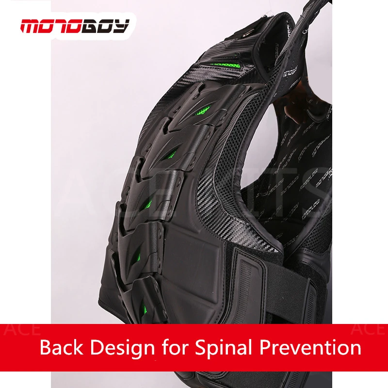 

MOTOBOY motorcycle riding suit vest and helmet cross-country racing machine back guard small chest male knight gearNo.65
