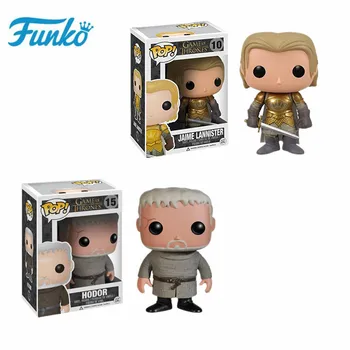 

FUNKO POP Game of Thrones # 10 Jaime Lannister Kingslayer #15 Hodor Action Figure Toys Children Birthday Gift Model Vinyl Doll
