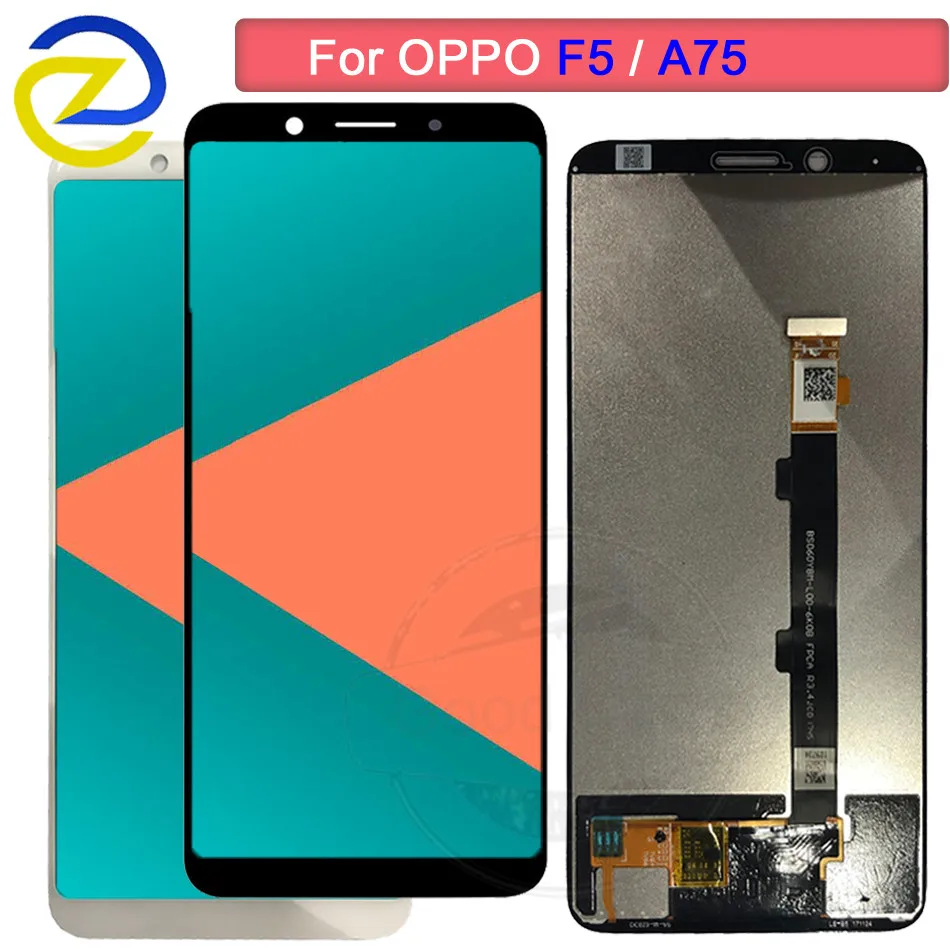 

2160*1080 For Oppo F5 Full LCD DIsplay Touch Screen Digitizer Assembly For OppoF5 CPH1727 CPH1723 A73 A73T A75 A75S replacement