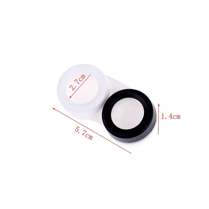 Двойные конфеты цветные контактные линзы коробка 1 шт. контактные линзы пинцет оптовые контактные линзы чехол для путешествия набор держателя контейнер