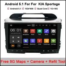 Pure Android 5.11 Quad Core Car DVD player for KIA sportage r/Sportage 2010 2014 2011 2012 2013 2015 radio BT car gps dvd player