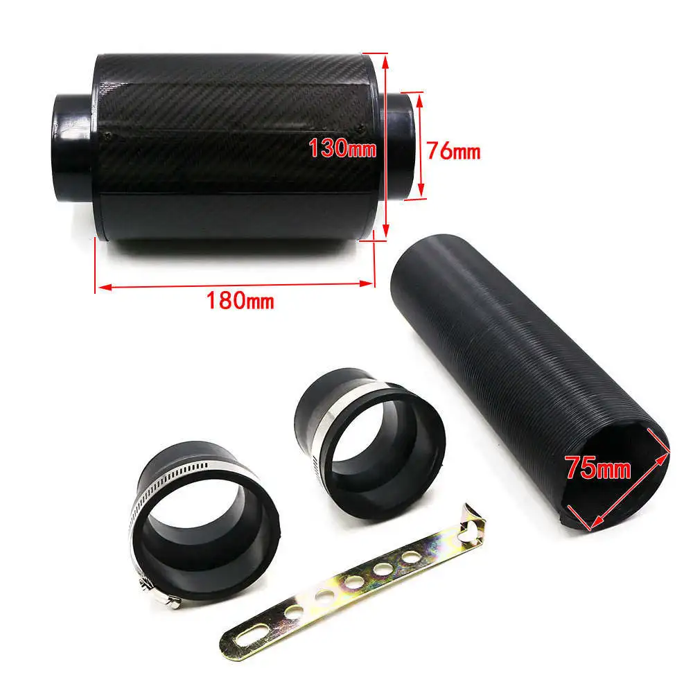 Caixa de Filtro de ar sem Ventilador de Alimentação Kit de Admissão de ar Cnvelocidade Alimentação Fria Indução & Carbon Fibre Yc100487 Kit 8 CNSPEED Alimentação Fria Kit Indução & Carbon