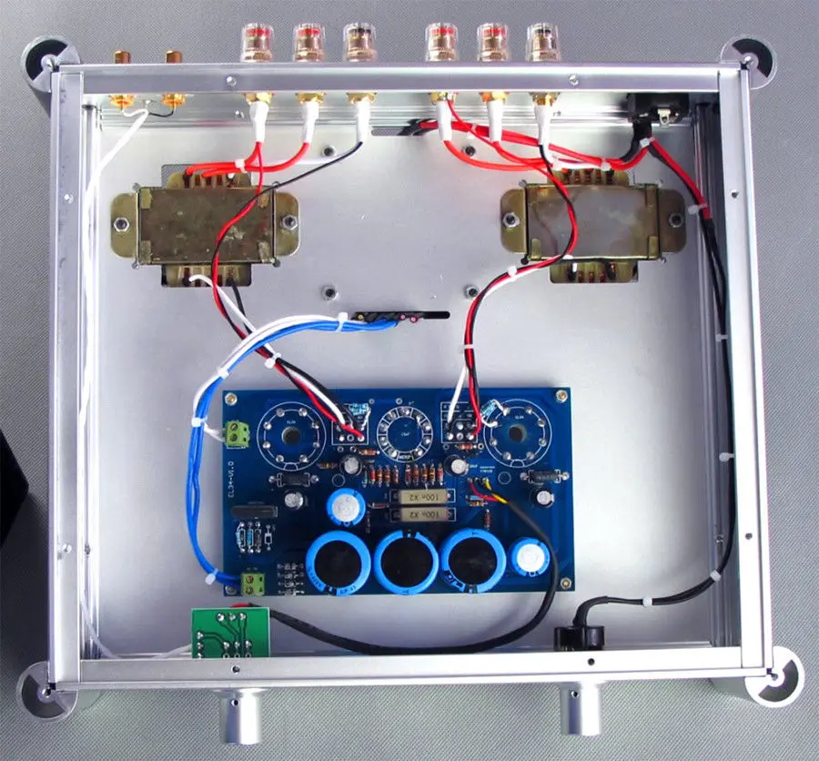 ECC83+ KT88/EL34 одноконцевый класс стерео ламповый усилитель доска DIY Kit 10 Вт* 2 для предусилителя