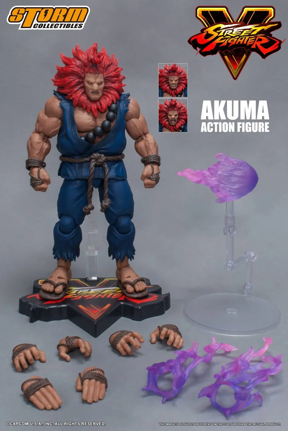 Игрушки от Storm V AKUMA w/3 головы 1/12 A фигурка