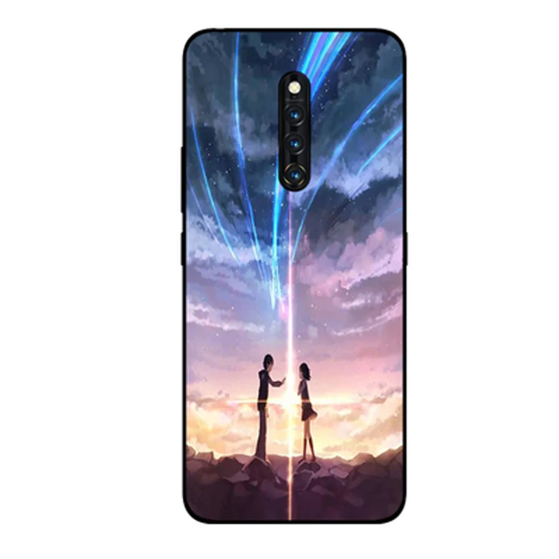 Синий Чехол для VIVO X27 Pro силиконовый мягкий чехол задняя крышка для VIVO X 27 Pro Звездные узорчатые телефонные чехлы для VIVO X27 Pro Coque - Цвет: Синий