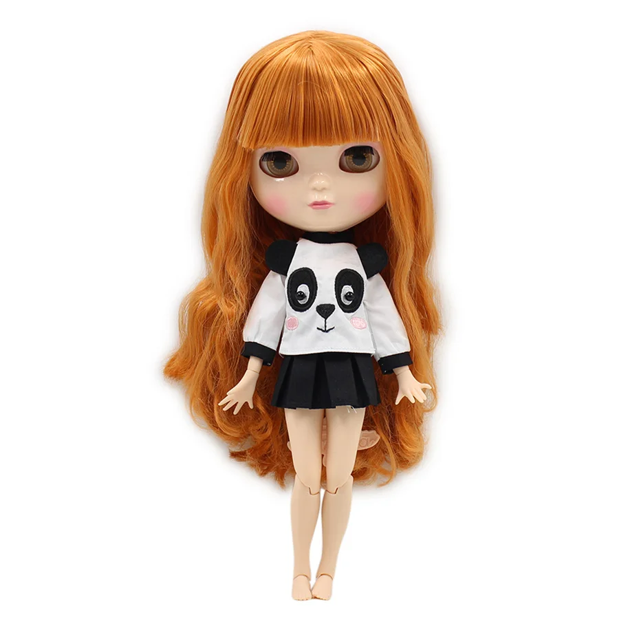 

Free shipping fortune days ICY DOLL with small breast joint body azone body orange hair BL0145 30cm