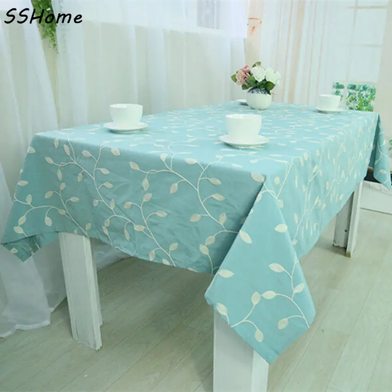 Embroidered Embroidery Tablecloth Square Rectangular Crochet Dinner