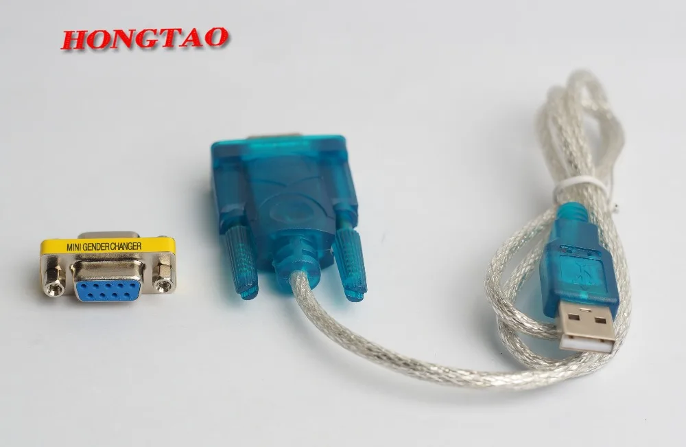 Suporte para Cabo Usb para Rs232 e Adaptador Db9 9pin Serial com sem cd com Db9 Fêmea para Fêmea 0.8m para Computador - Imagem 2