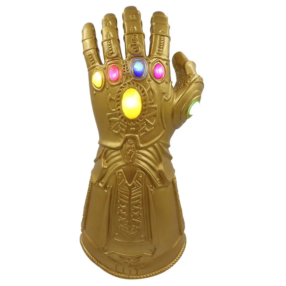 US Avengers Infinity War Thanos LED Light Gauntlet Gloves Cosplay Costume Prop