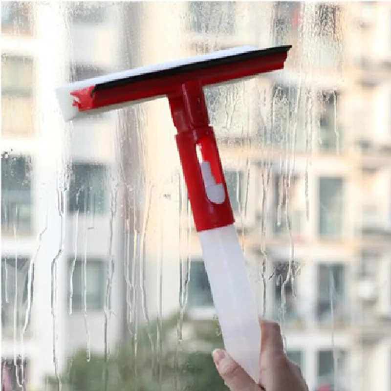 Double faced Spray wiper glass Brush Soft Sponge window cleaning Brush