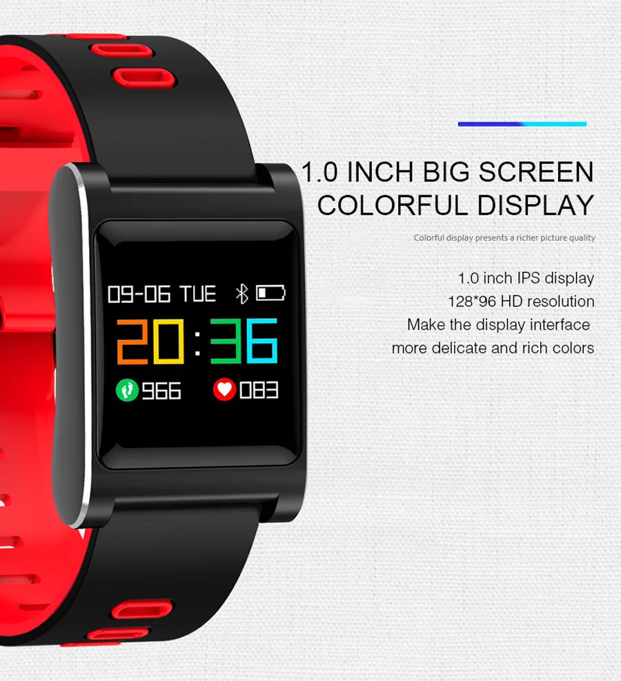 Volemer K88 plus Smart Band Blood Pressure Heart Rate Monitor Bracelet Color Display IP68 Waterproof Fitness Tracker Wristband (3)