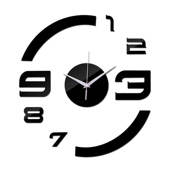 

2020 real new limited time-limited fashion diy Acrylic wall clock modern luxury mirror clocks 3d crystal watches