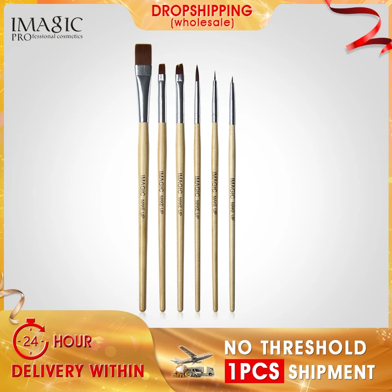 

IMAGIC Professional 6Pcs Cosmetic Makeup Brush Foundation painting face paint Lip Make Up Eye Brushes Set