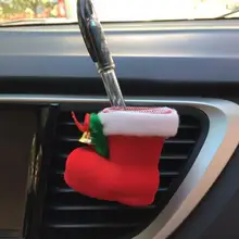 Рождественская Автомобильная воздушная розетка ароматный зажим держатель Органайзер освежитель диффузор Декор духи Aug 25