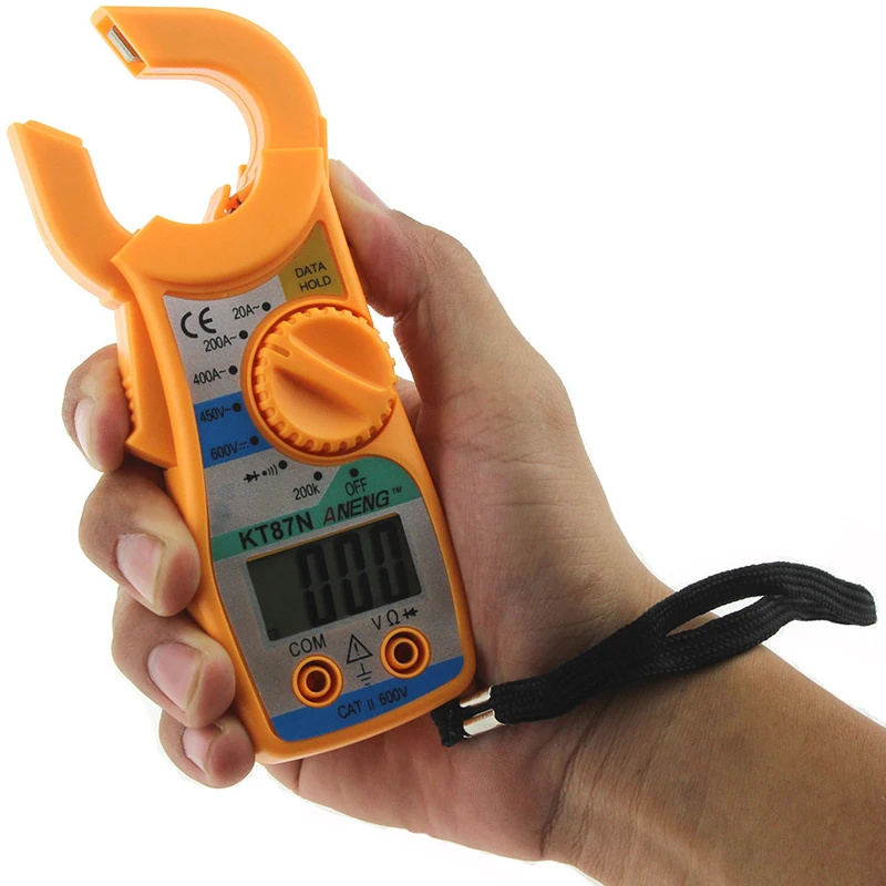 

ANENG KT87N 1PC LCD Digital Multimeter Amper Clamp Meter Current Clamp Pincers AC/DC Current Voltage Tester 3 Colors