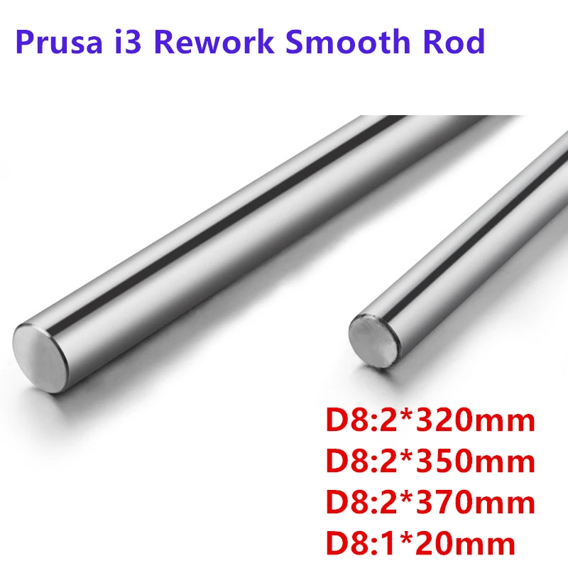 300-500 350 400 450 8mm Linear Motion Shaft Hardened Rod 3D Printer CNC Prusa i3 