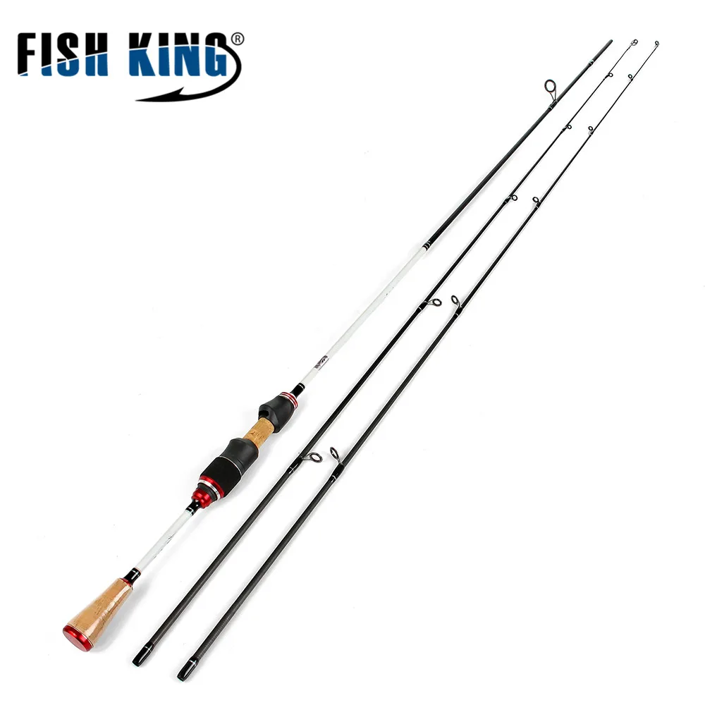 FISH KING Hi Carbon Lure Rod 0.5 6g/2 8g 1.8m 1.98 2.1m fishing lure