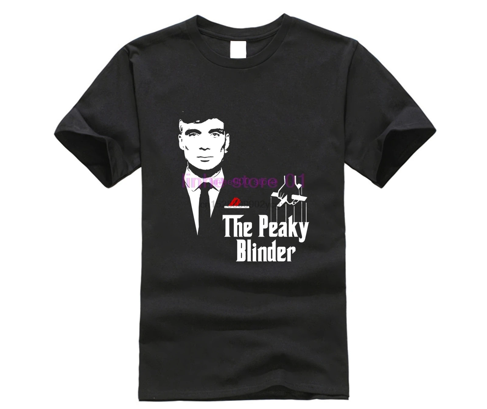 Дизайнерская футболка Peaky Blinders/футболка с короткими рукавами и круглым вырезом