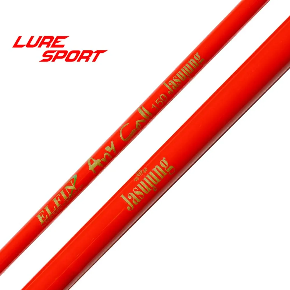 LureSport 2 комплекта красная краска 1.5m1.68m пустой твердый наконечник из стекловолокна покрытие из углеродистой 1,5 секций стержень строительный компонент ремонт DIY