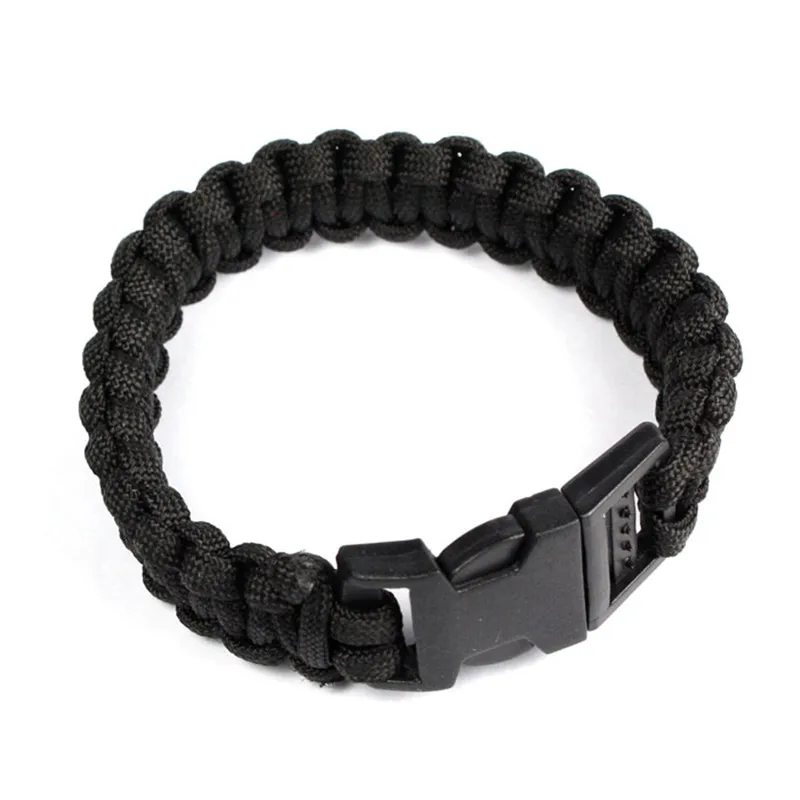 Hot sale Paracord Bracelet 550 rope Survival Buckle Tent Tight braided