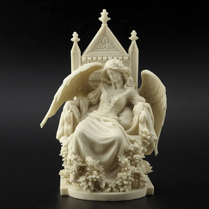 

Hand engraving Artwork Resin decoration mystery series Hua Xianzi sat in the chair with soft Home Furnishing jewelry gift