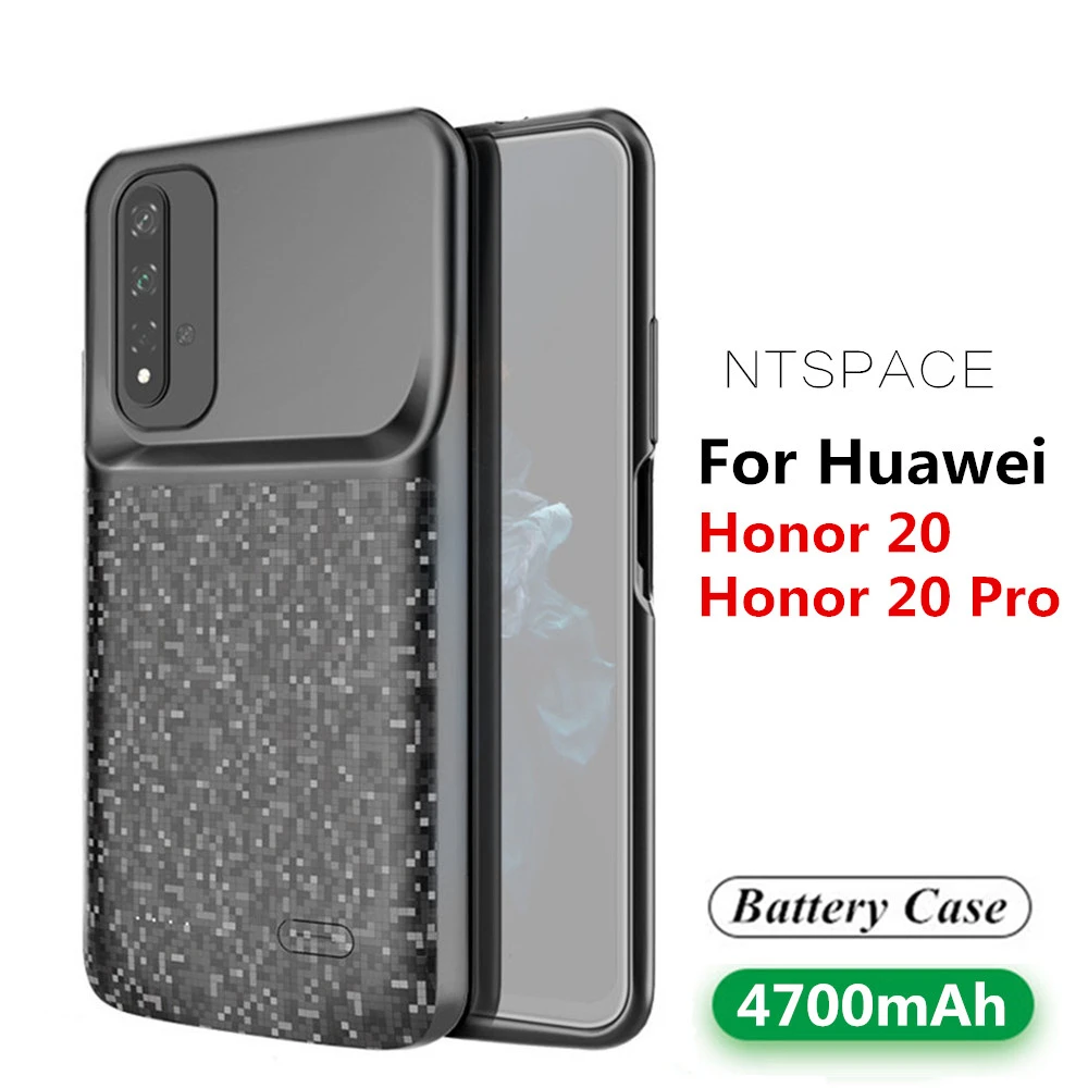 

4700mAh Battery Charger Cases For Huawei Honor 20 Pro Power Bank Case Slim Phone Charging Case For Huawei Honor 20 Battery Case