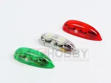 3pcs set EasyLight LED Position Light Wireless Navigation Light Version 2 for RC Aircraft Part Red