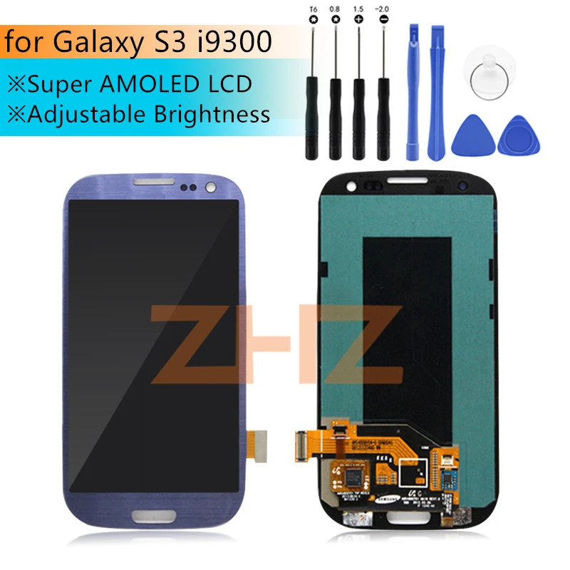 Per Samsung Galaxy S3 I9300 Display Lcd Touch Screen Digitizer Assemblea Completa Per La Galassia S3 I9300 Display Lcd Di Riparazione Di Ricambio Part
