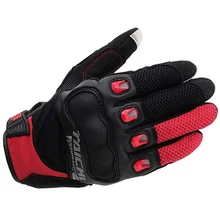 Tela de toque Motocicleta Dedo Cheio Moto Motobike Luvas de Corrida Luvas Cavaleiro de Equitação Luvas de Malha de Verão Tamanho S M L XL