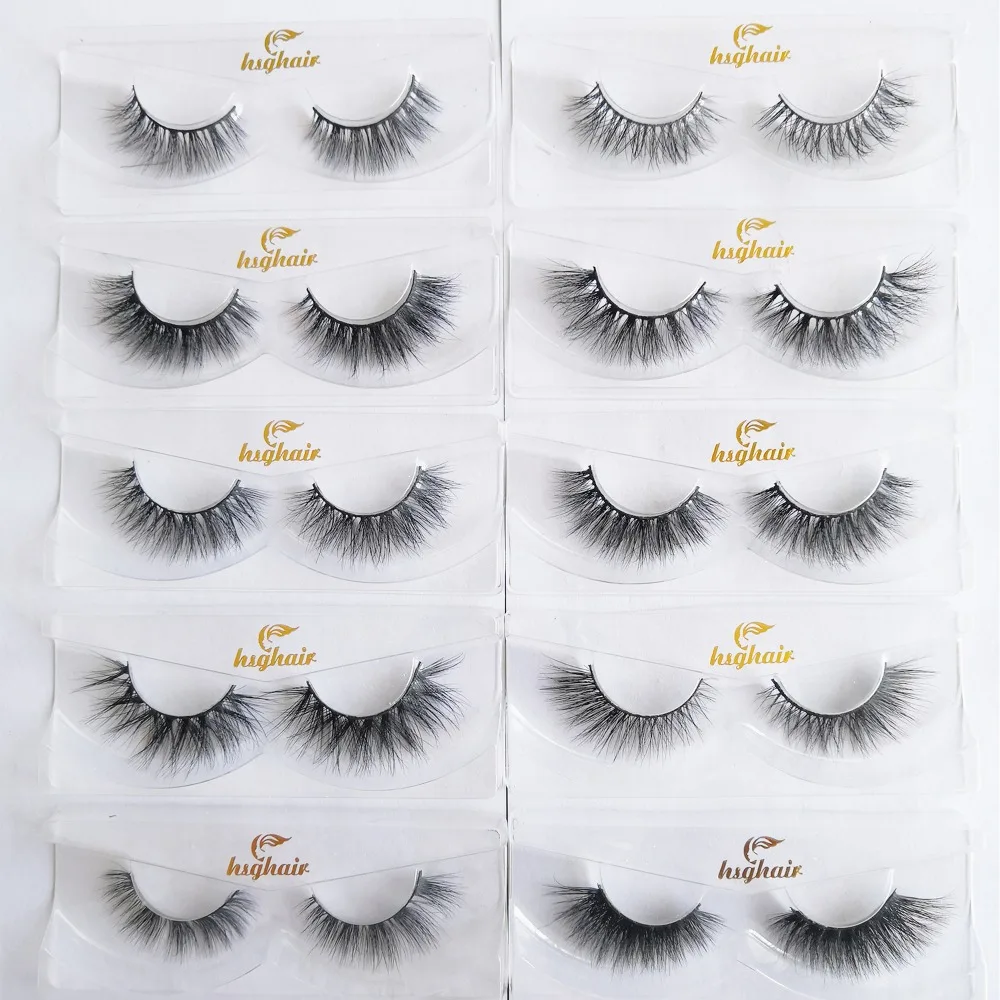 

HUISGHAIR Mink Lashes 3D Mink 100% Cruelty free Handmade Eyelashes Mink Eyelashes Dramatic Volume Eyelashes extension makeup